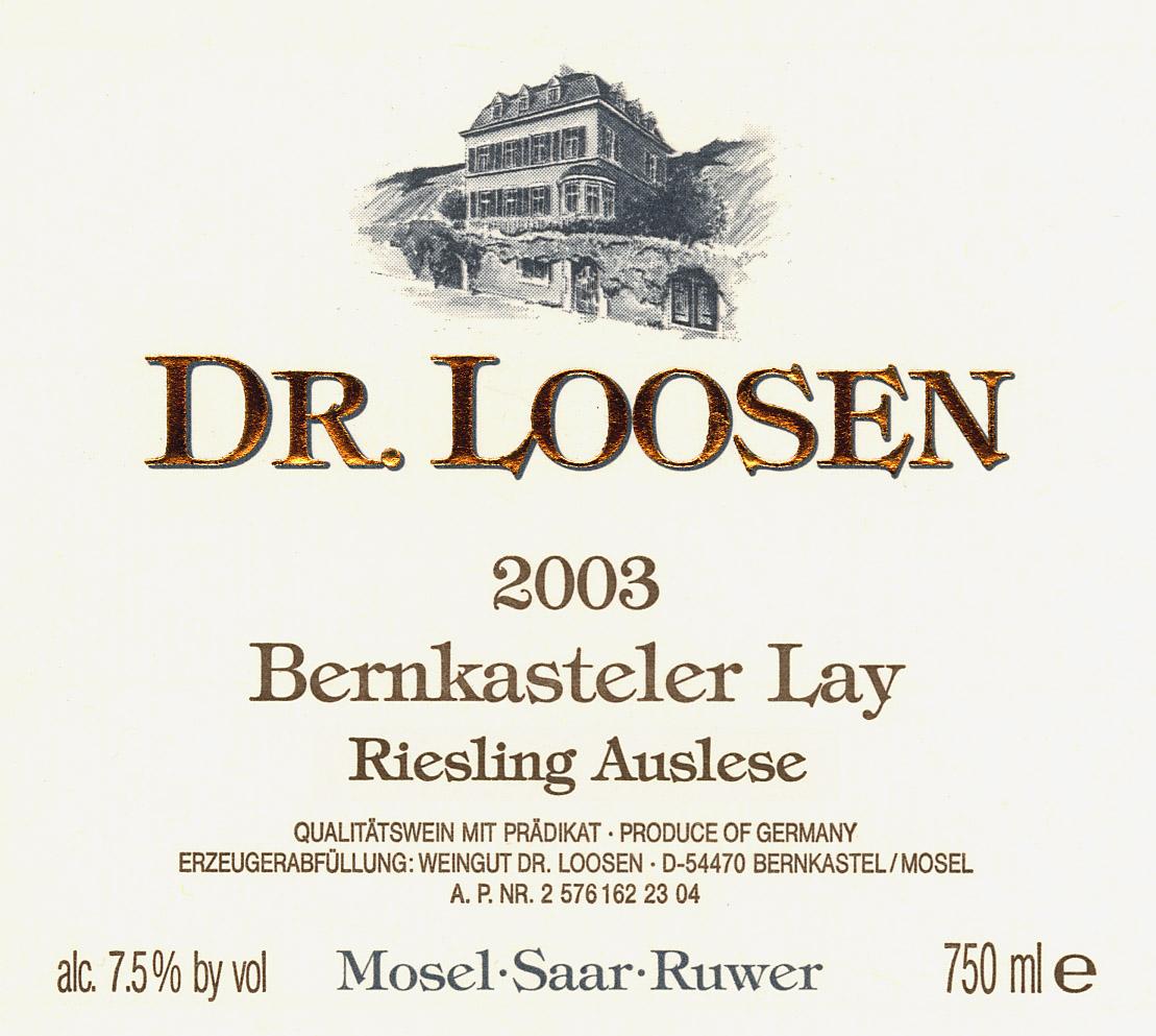 Bernkasteler Lay Auslese