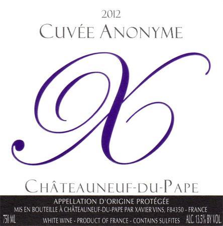 Cuvee Anonyme