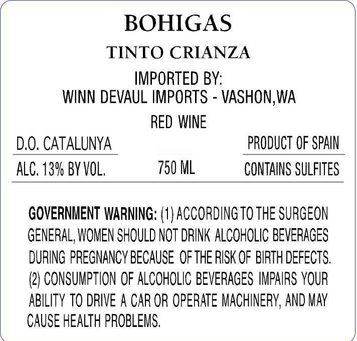 Tinto Crianza