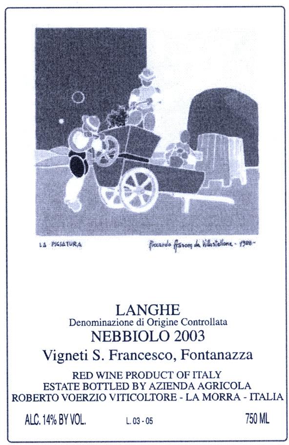 Vigneti S Francesco, Fontanazza