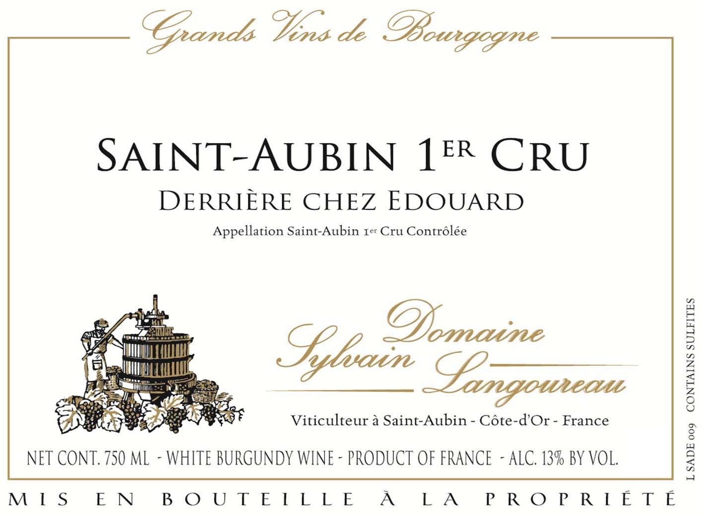 1er Cru Derriere Chez Edouard