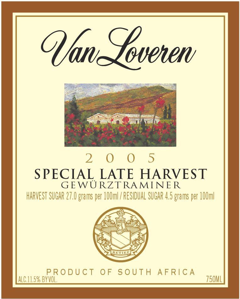 Special Late Harvest