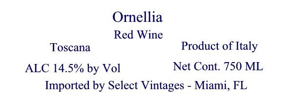 Ornellia Red Wine