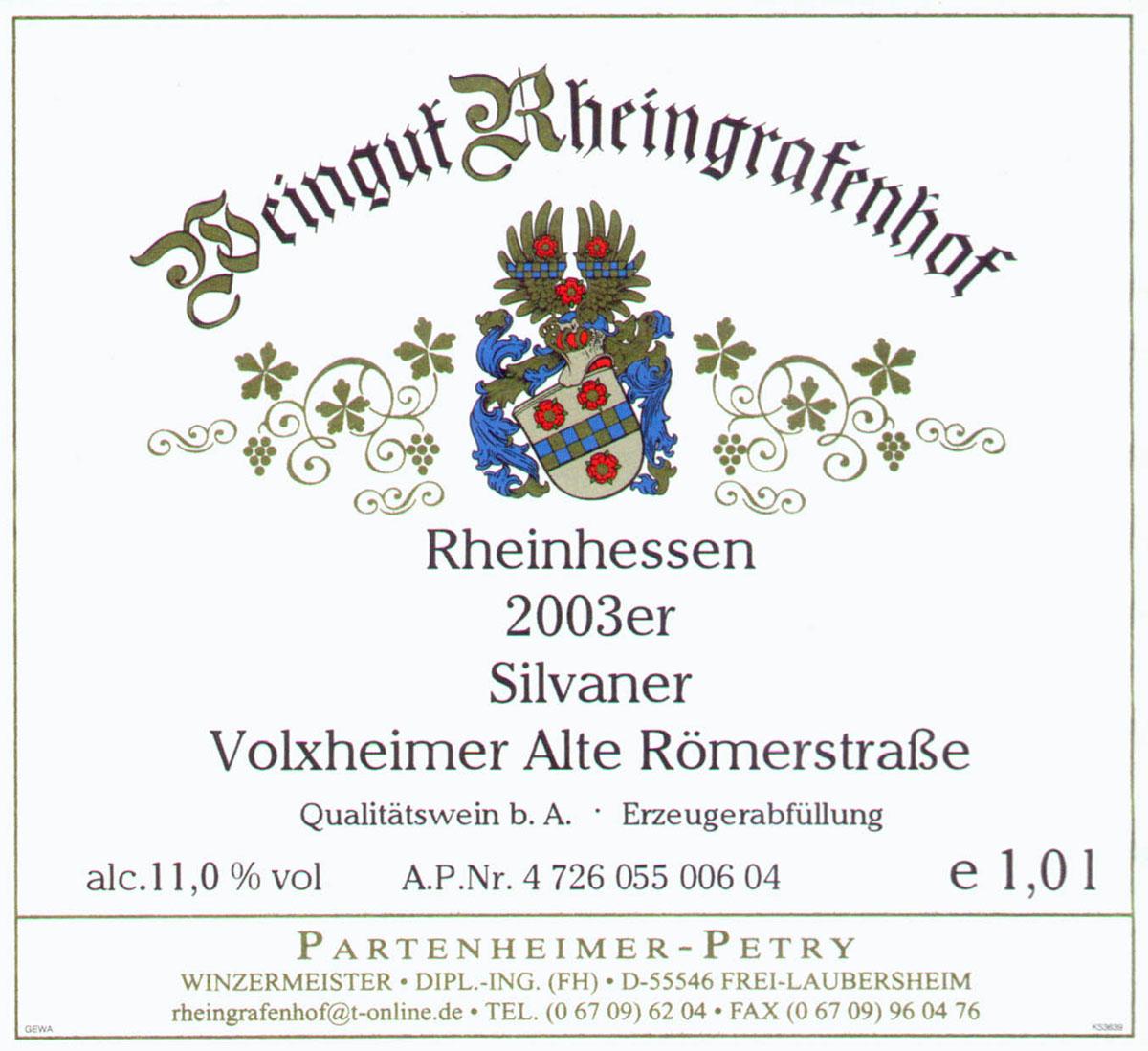 Volxheimer Alte Römerstraße