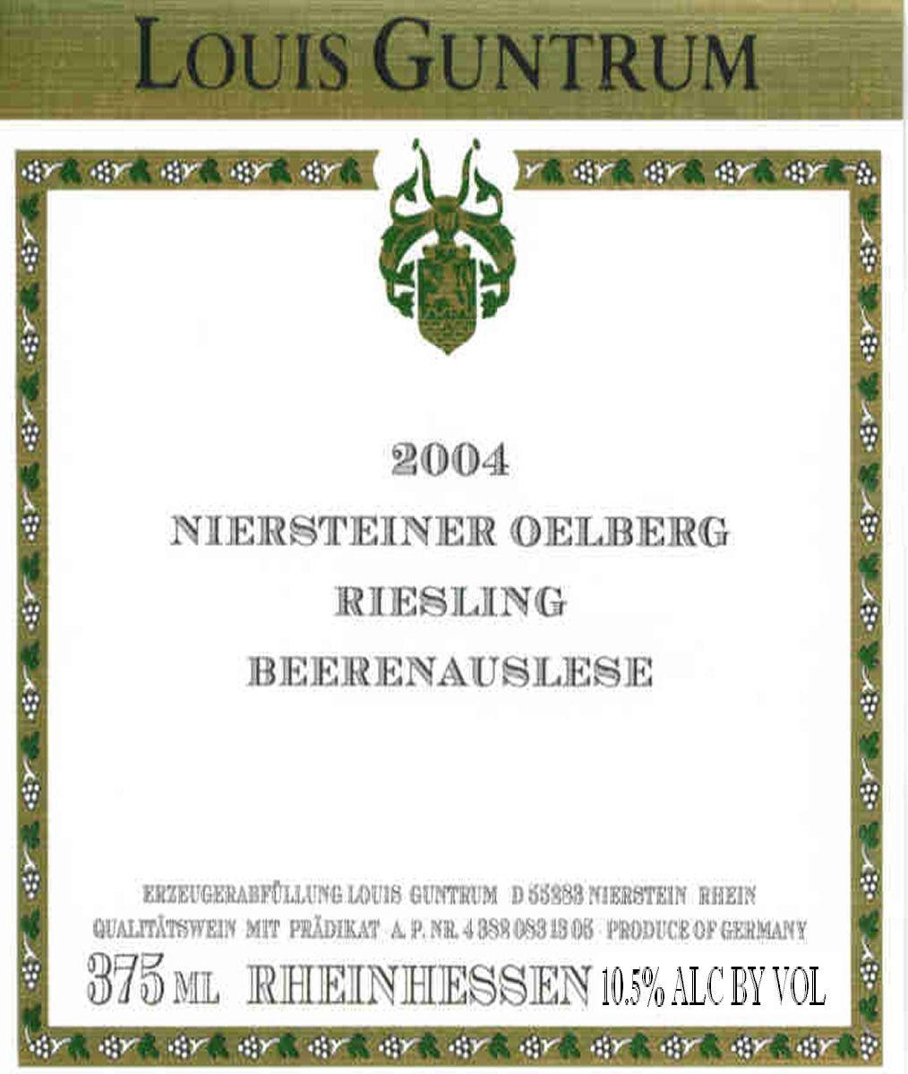 Niersteiner Oelberg Beerenauslese