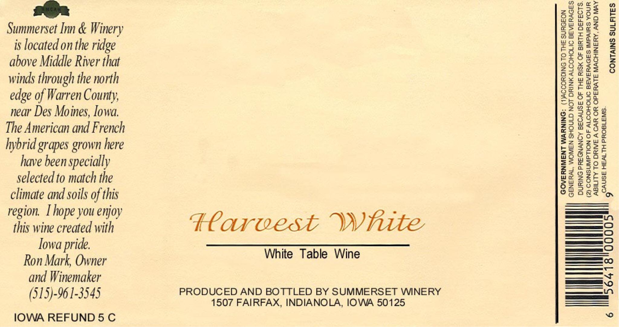 Harvest White