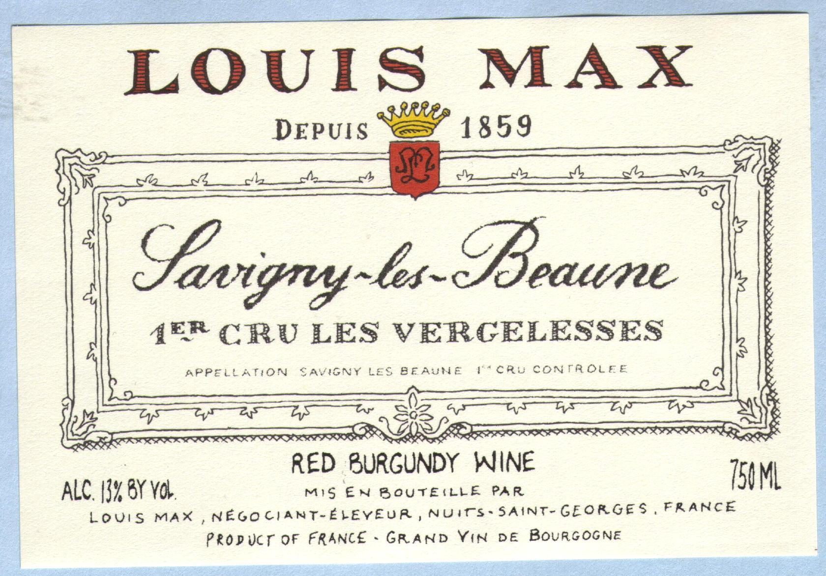 1er Cru Les Vergelesses