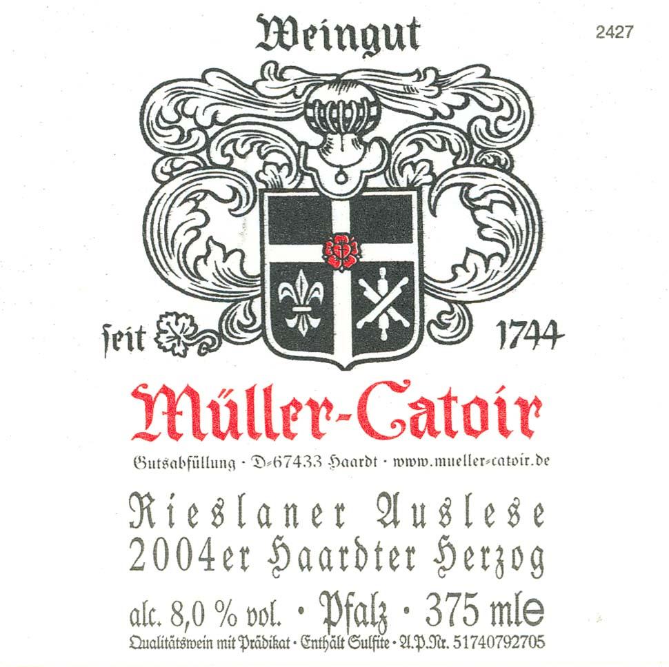 Rieslaner Auslese Haardter Herzog