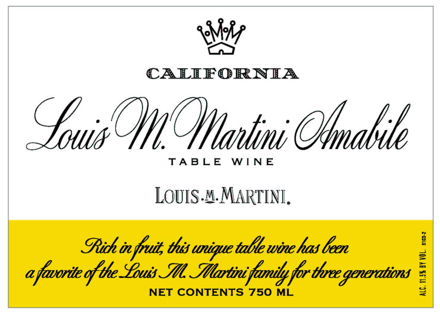 Louis M. Martini Amabile