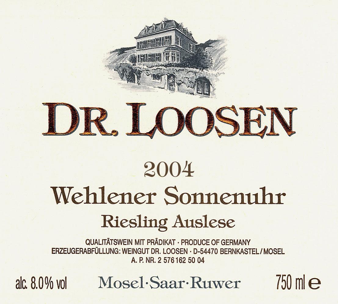 Wehlener Sonnenuhr Auslese