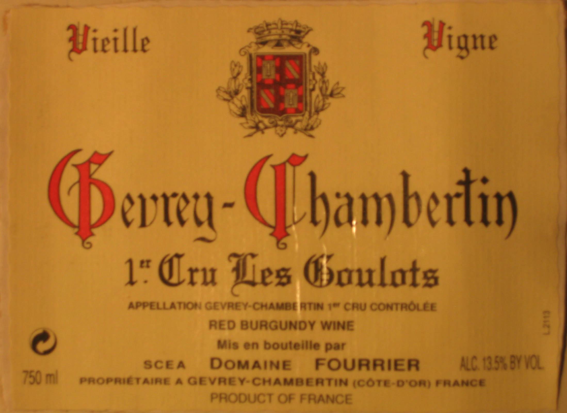 Vieille Les Goulots
