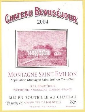 Chateau Beausejour Montagne