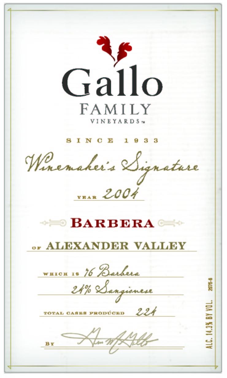 Winemaker's Signature