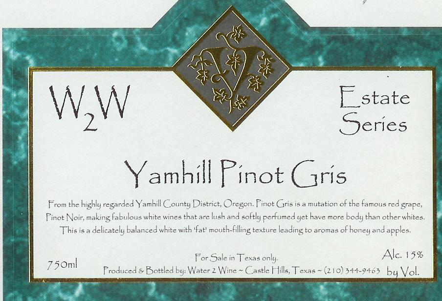 Yamhill Pinot Gris