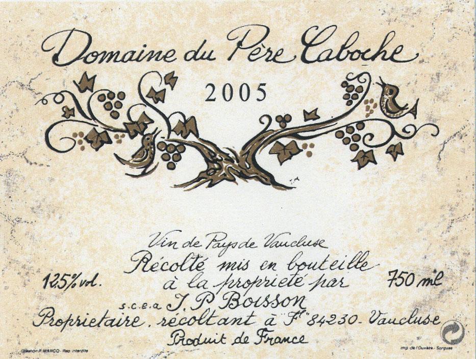 Domaine Du Pere Caboche White Table Wine