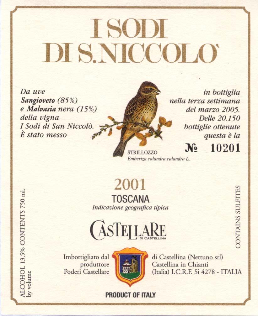 I Sodi Di S Niccolo