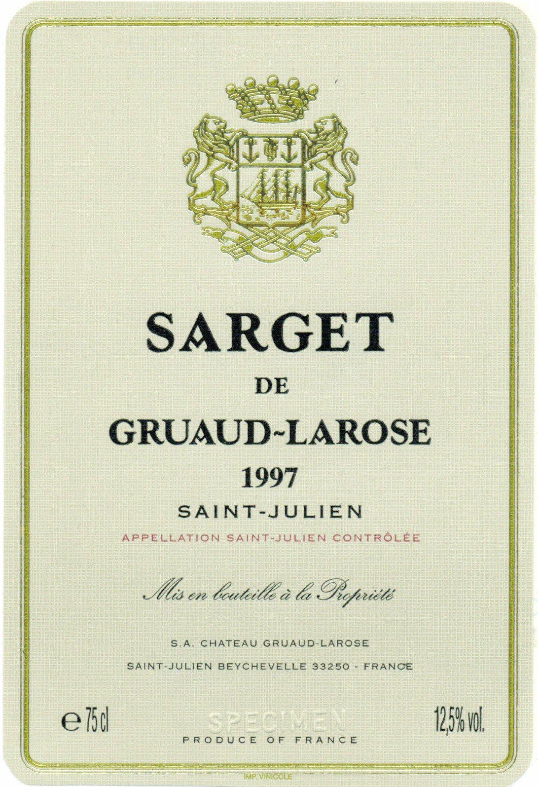 Sarget de Gruaud-Larose