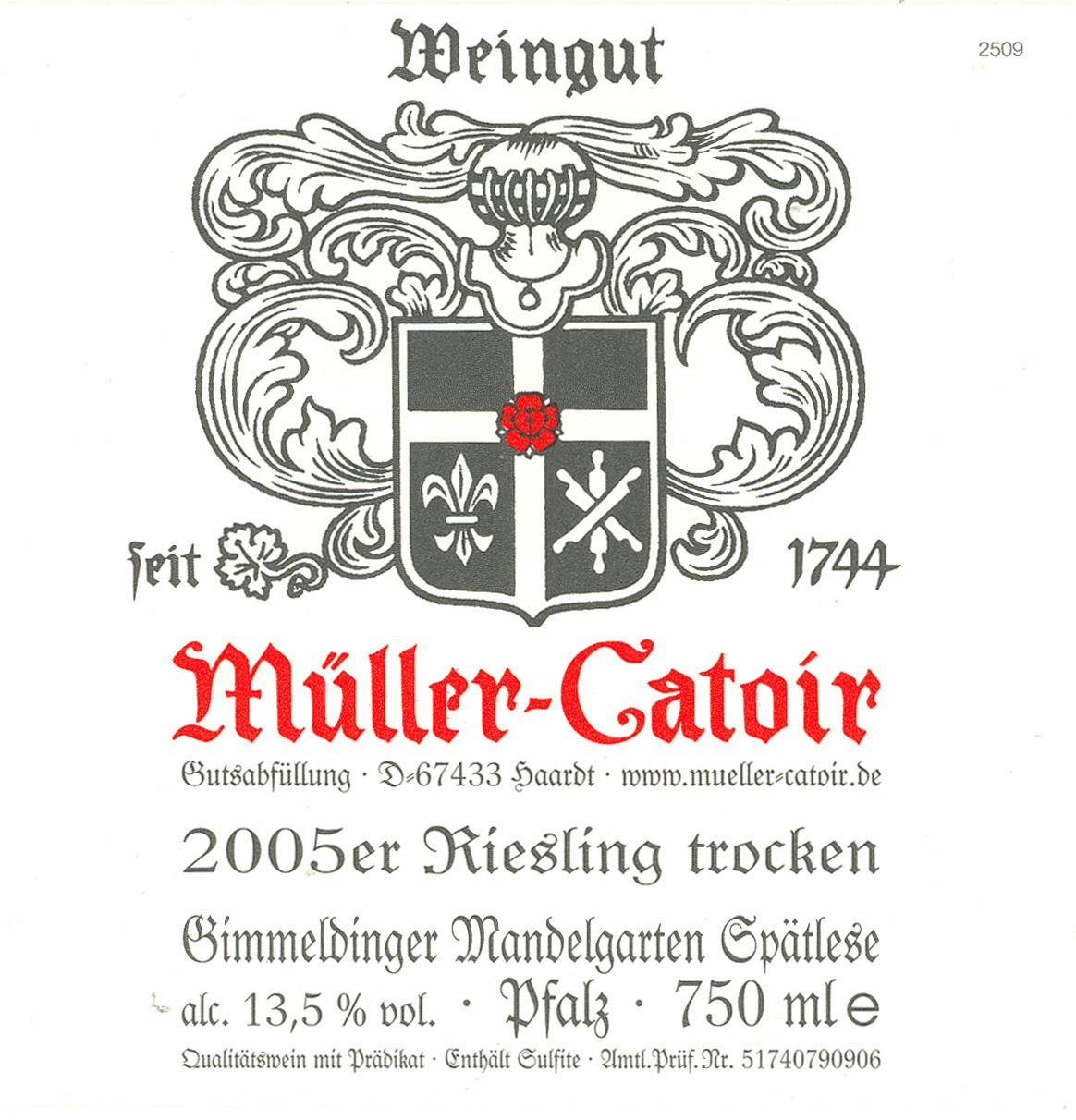 Gimmeldinger Mandelgarten Spätlese