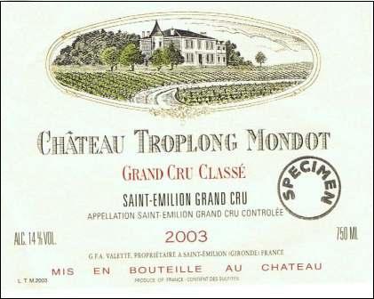 Chateau Troplong Mondot