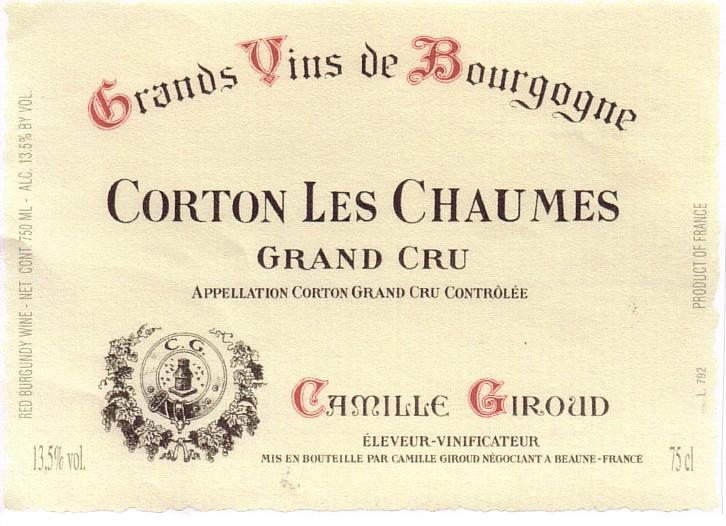 Corton Les Chaumes