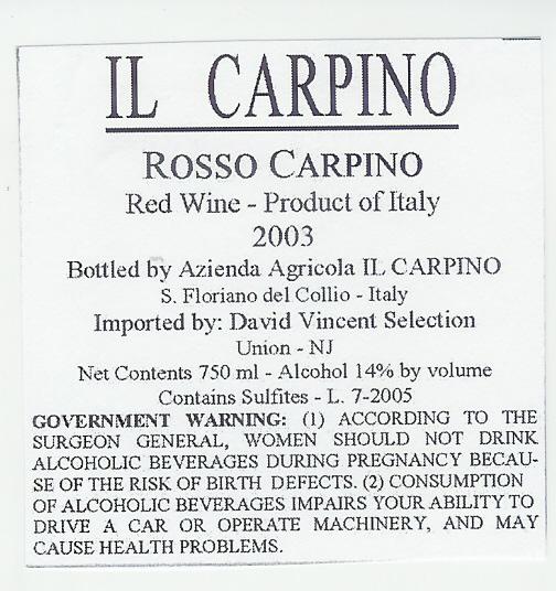 Rosso Carpino