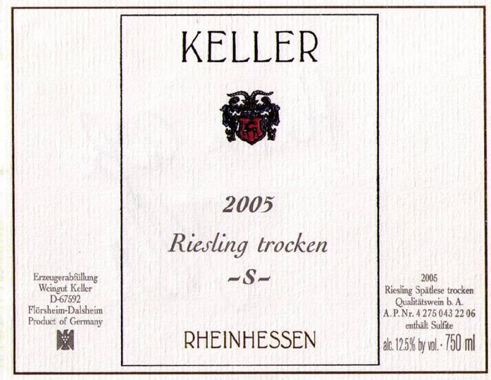 Riesling trocken -S-