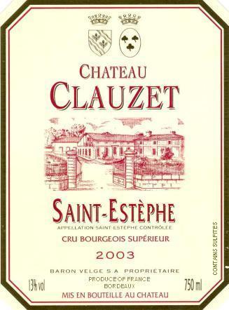 Chateau Clauzet Saint-Estephe