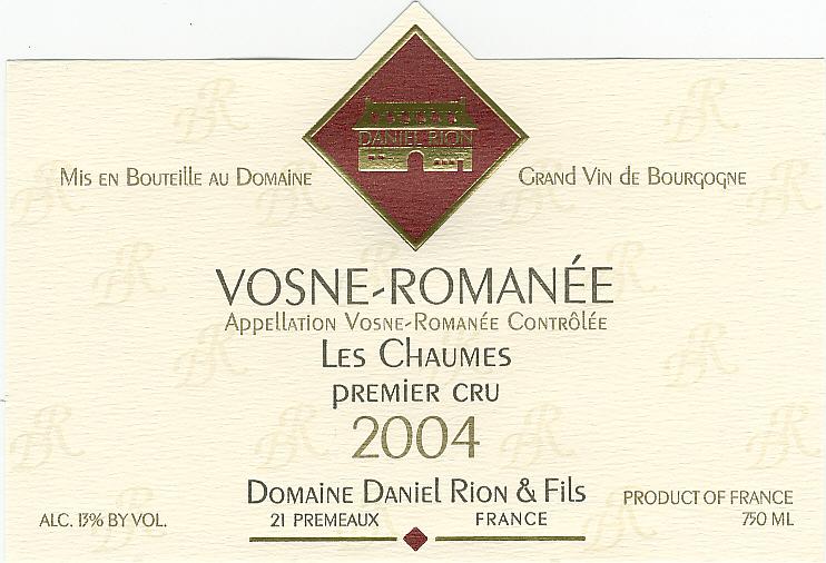 Les Chaumes premier cru