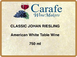 Classic Johan Riesling