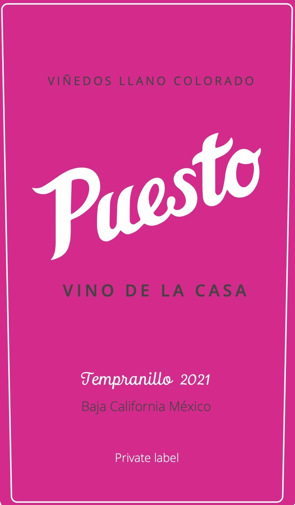Vino De La Casa