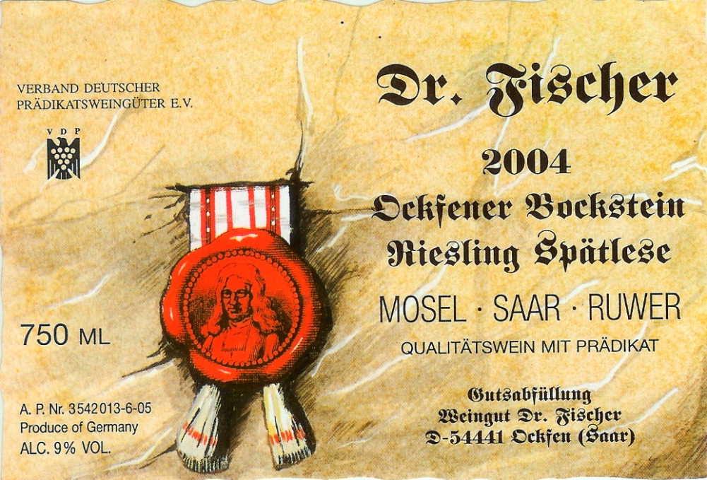 Ockfener Bockstein Riesling Spätlese