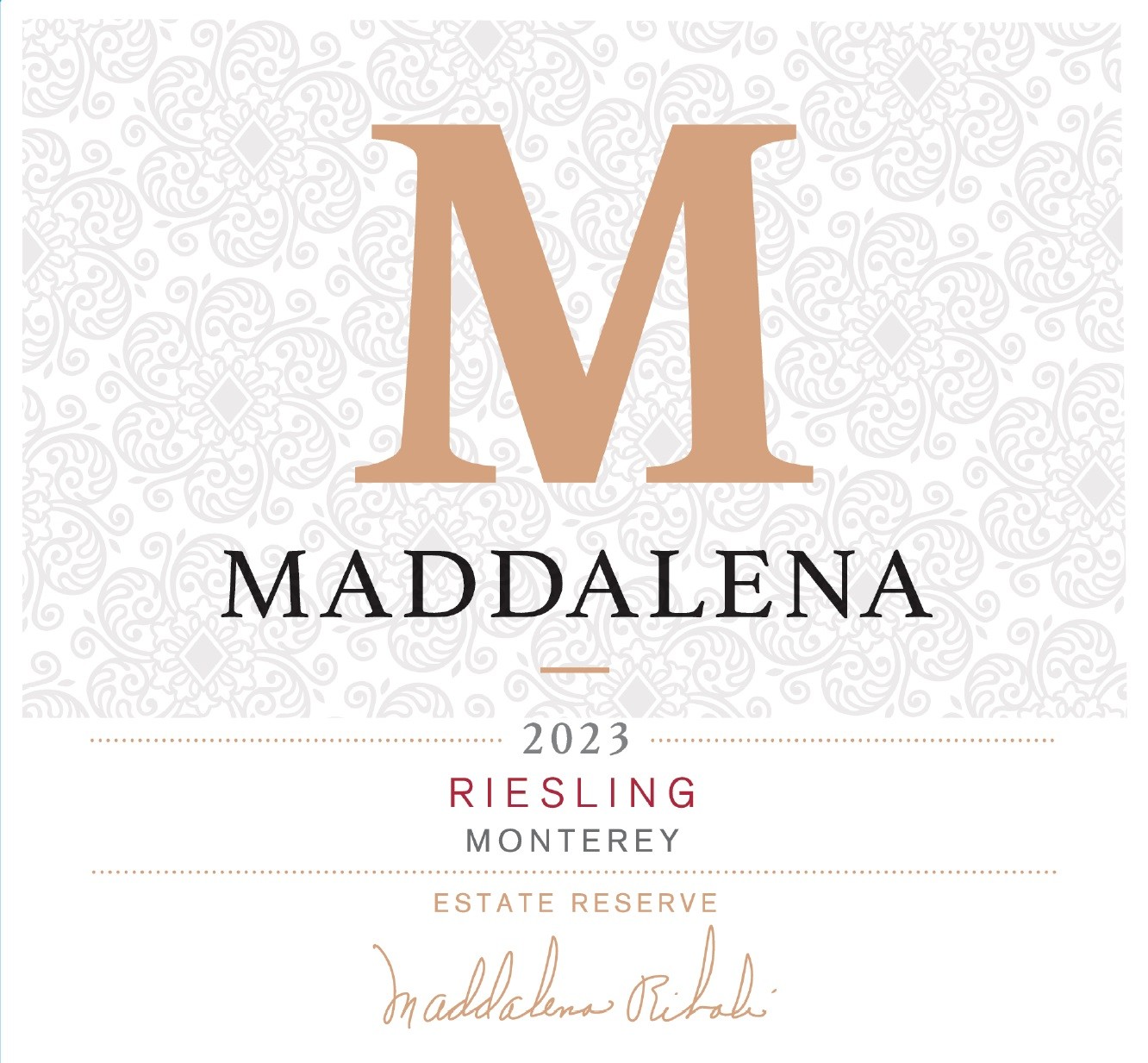 Riesling Monterey Estate Reserve