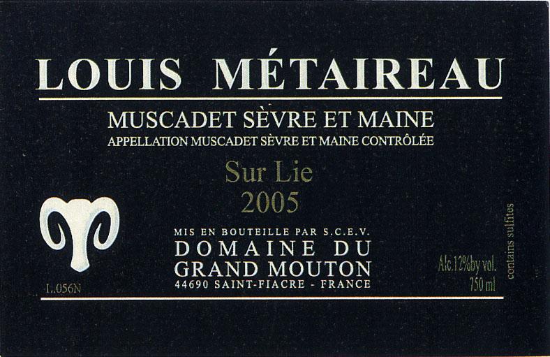 Muscadet Sèvre Et Maine Sur Lie
