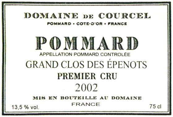 Grand Clos des Épenots Premier Cru