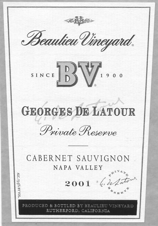 Georges De Latour Private Reserve