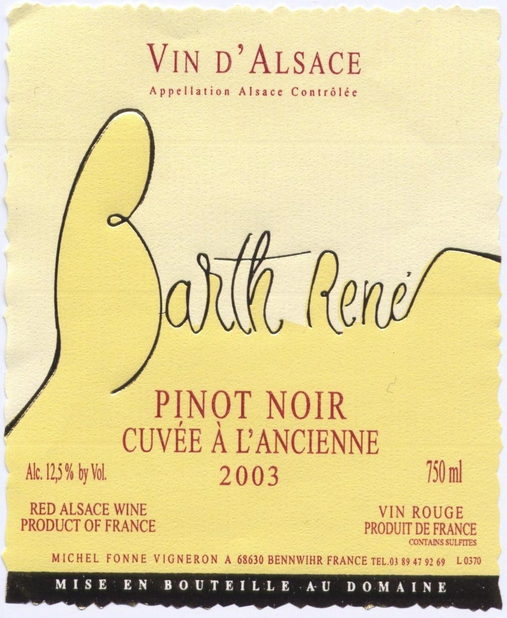 Cuvee De La Ancienne