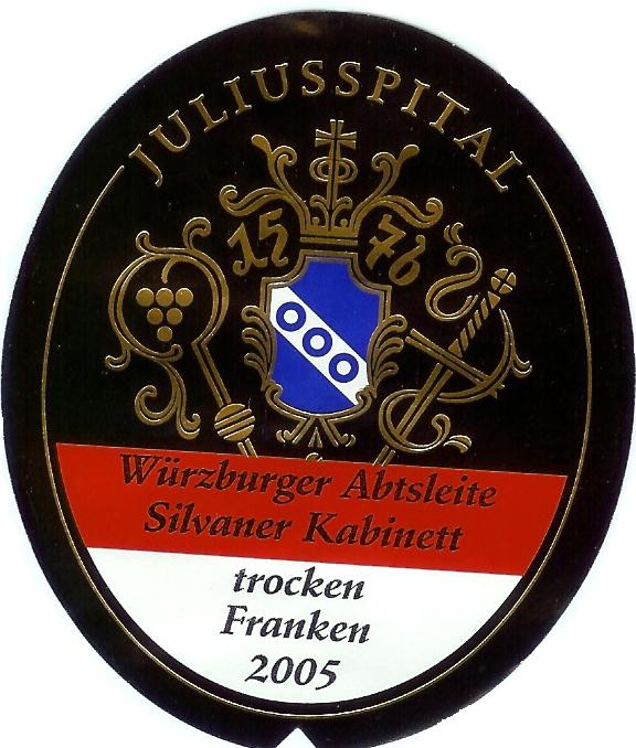 Würzburger Abtsleite Silvaner Kabinett