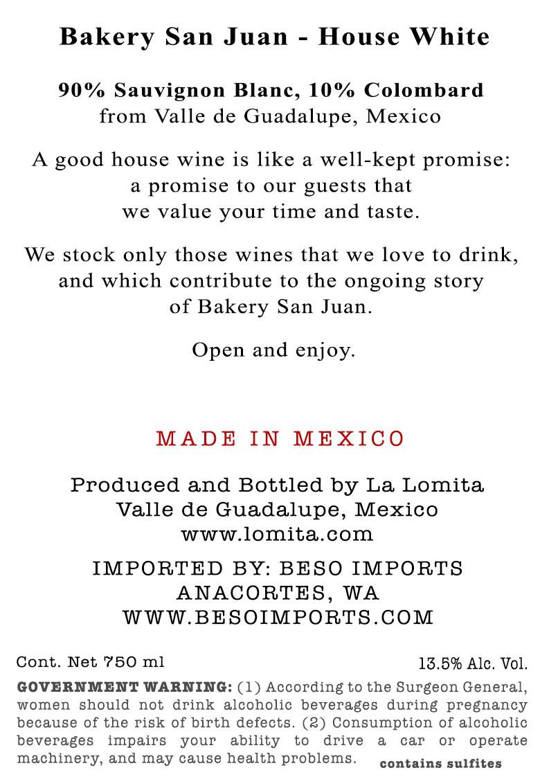 Bakery San Juan House White