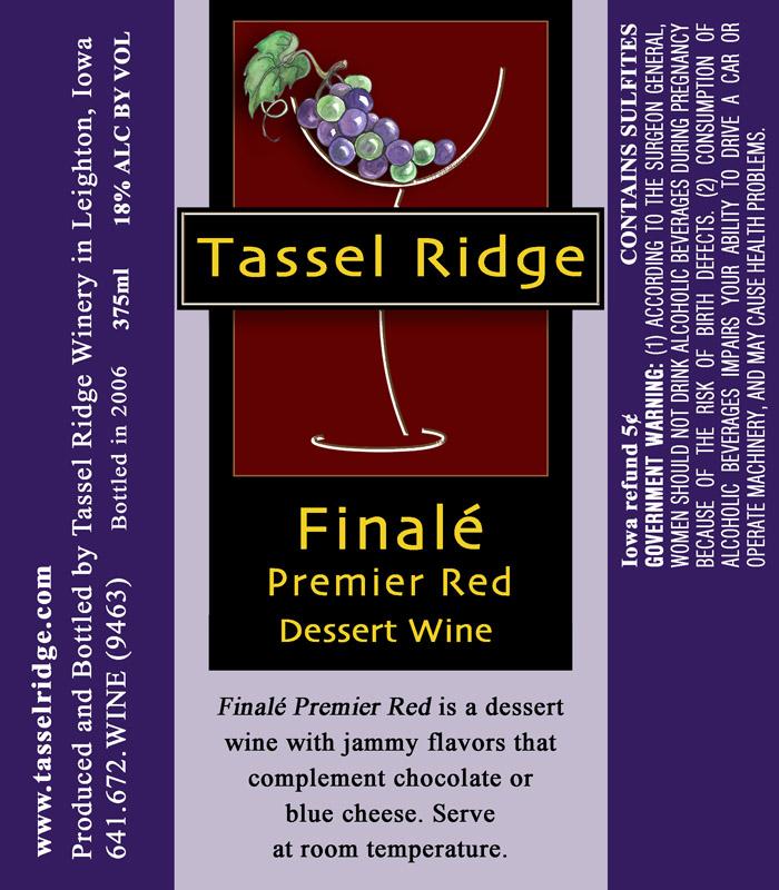 Finalé Premier Red Dessert Wine