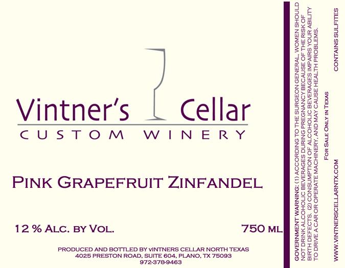 Pink Grapefruit Zinfandel
