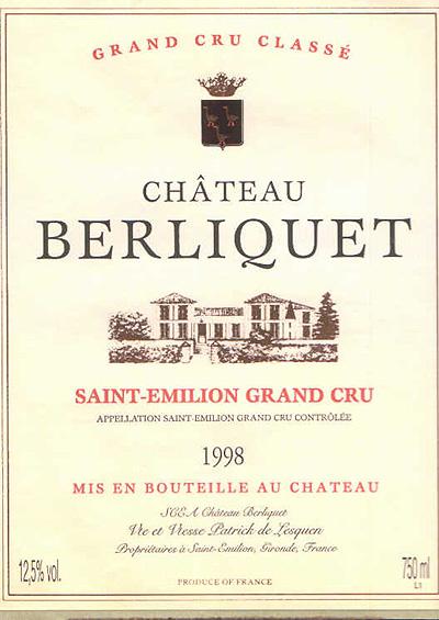 St. Emilion Wine