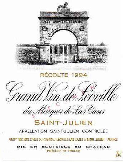Grand Vin de Leoville du Marquis de Las Cases