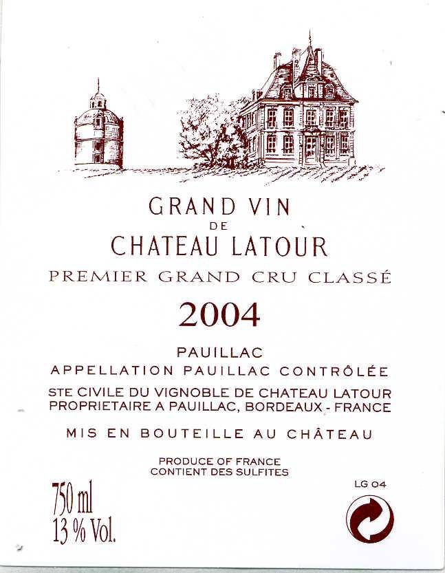 Grand Vin Chateau Latour
