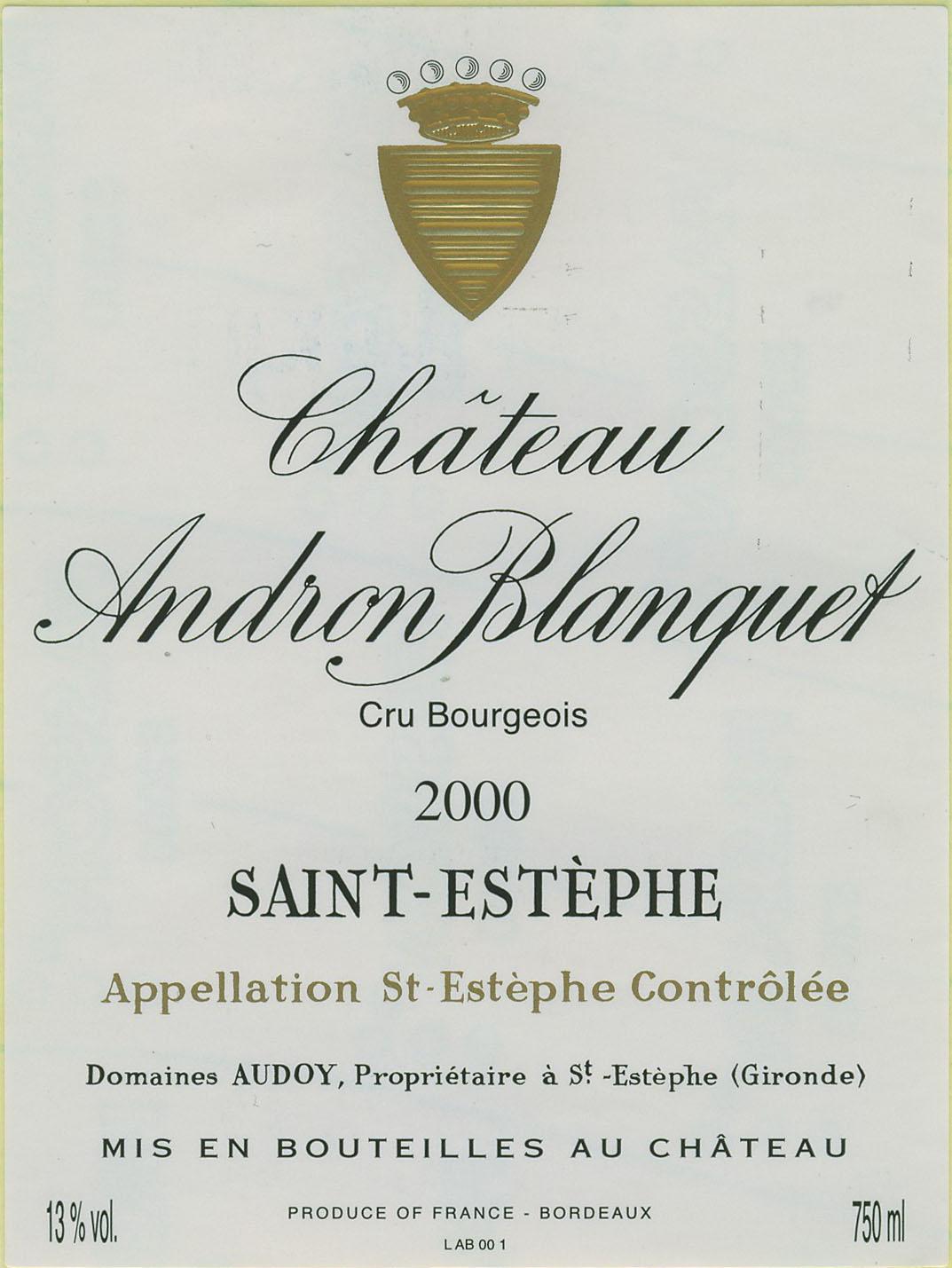 Château Con Blan Cru Bourgeois