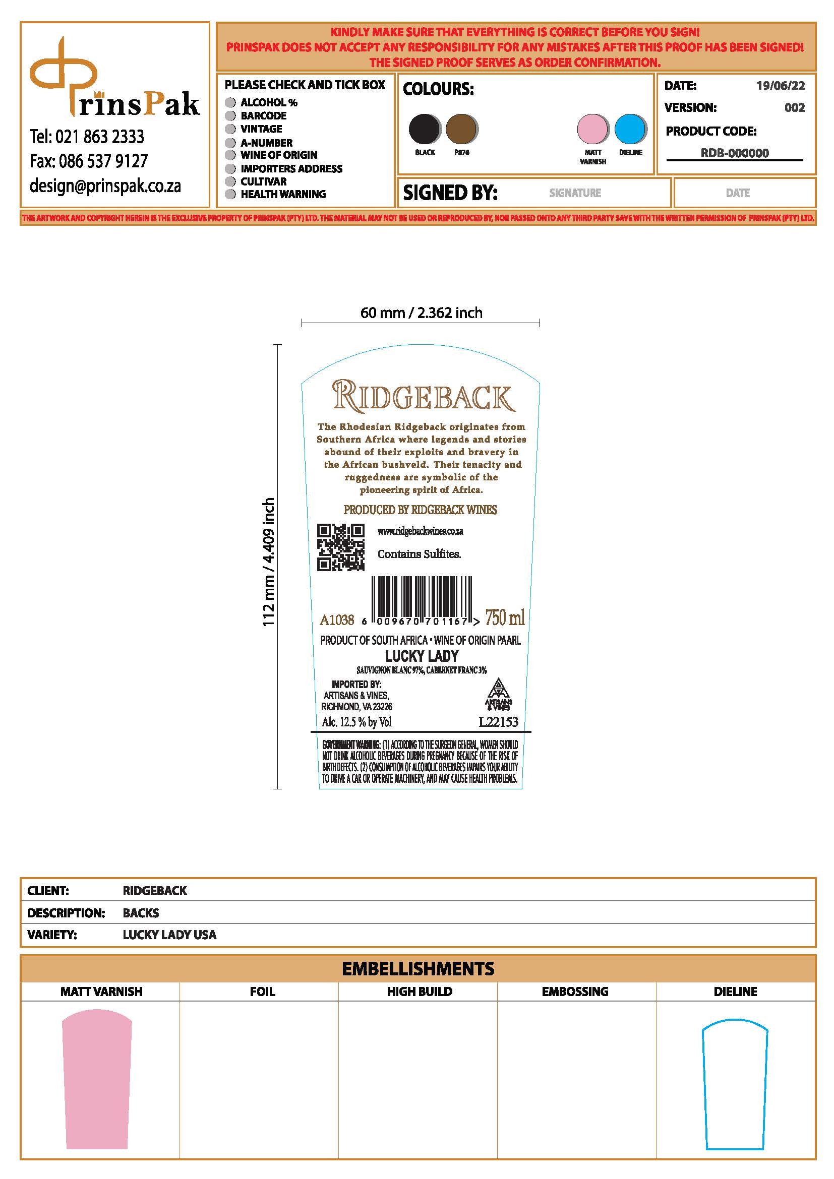 Lion Hound Lucky Lady