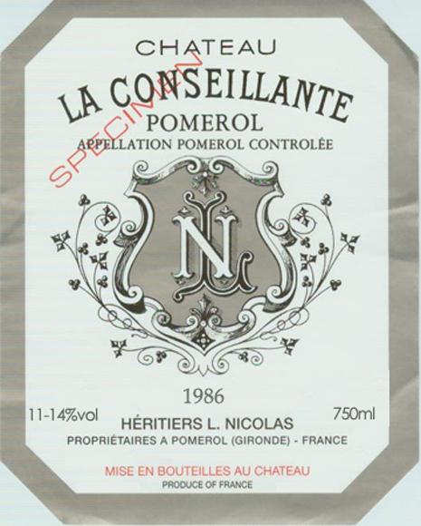 Red Pomerol Wine
