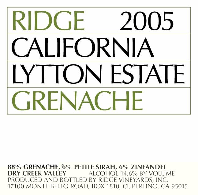 Lytton Estate Grenache