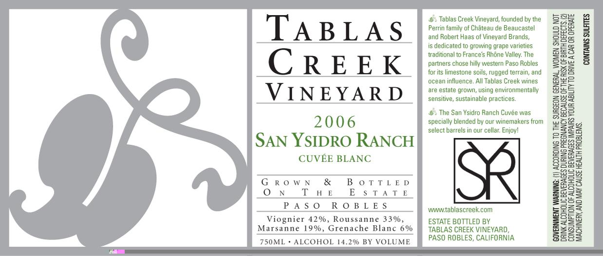 San Ysidro Ranch Cuvee Blanc