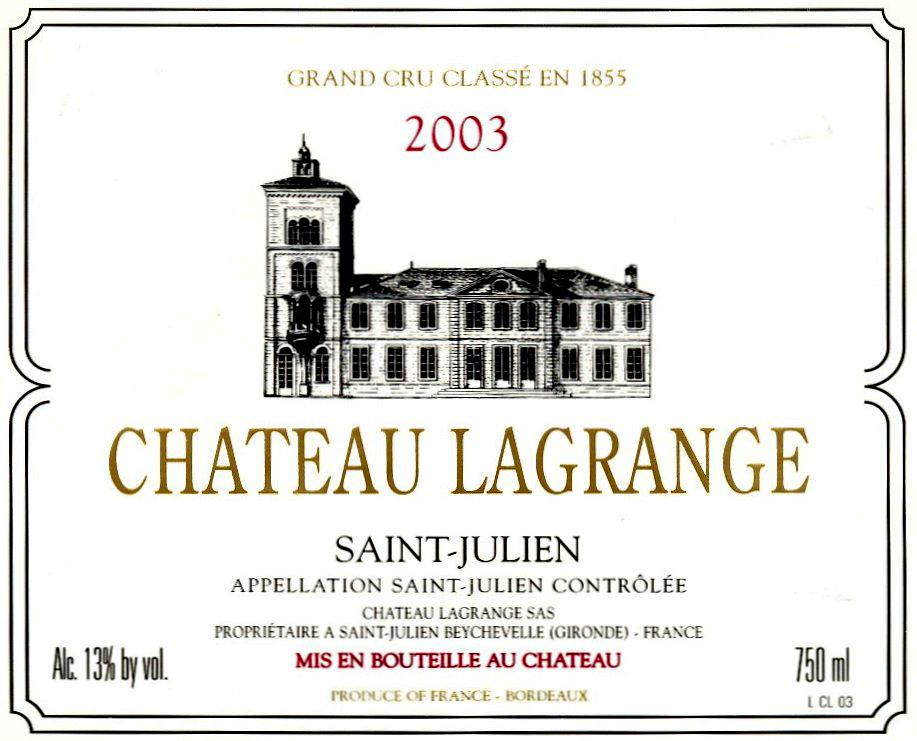 Chateau Lagrange Grand Cru Classé