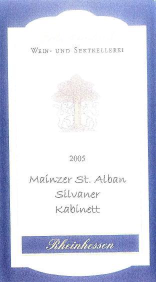 Mainzer St. Alban Silvaner Kabinett